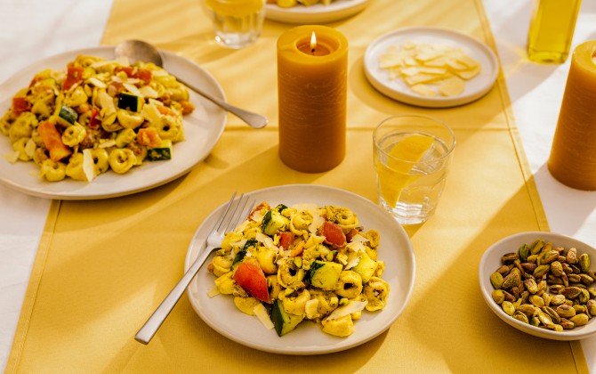 Recept Tortellini met pesto-ricottasaus Grand'Italia